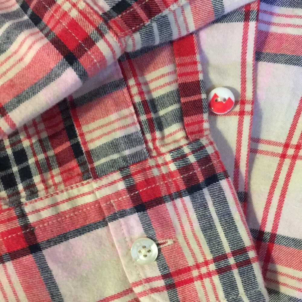 Lightweight Plaid Flannel Shirt - Picture 6 of 8